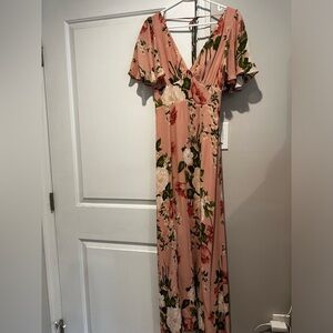 Reformation floral gown